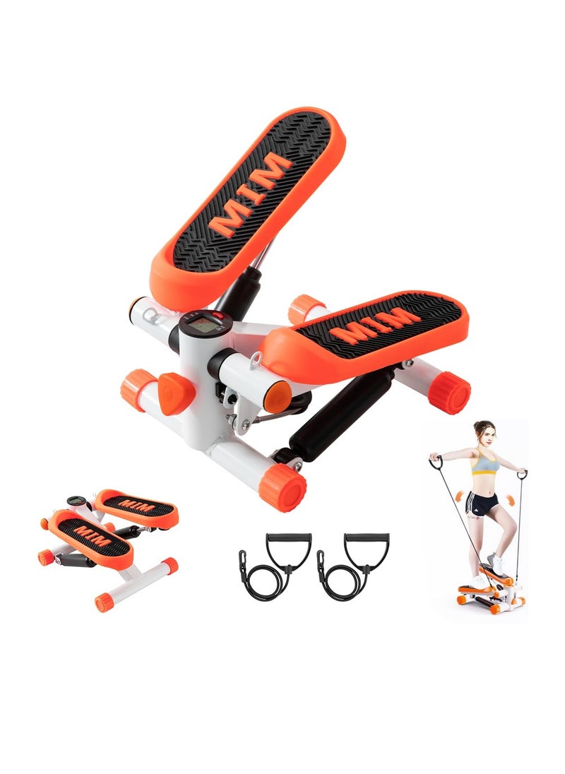 Sharpdo Mini Steppers for Exercise, Stair Steppers for Exercise at Home, Step Fitness Machine with Resistance Band and Calories Count, Home Office Workout Equipment  - Image 1
