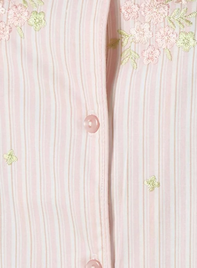 Splash FAV Intimates Pyjama Set Button-Down Shirt & Trousers