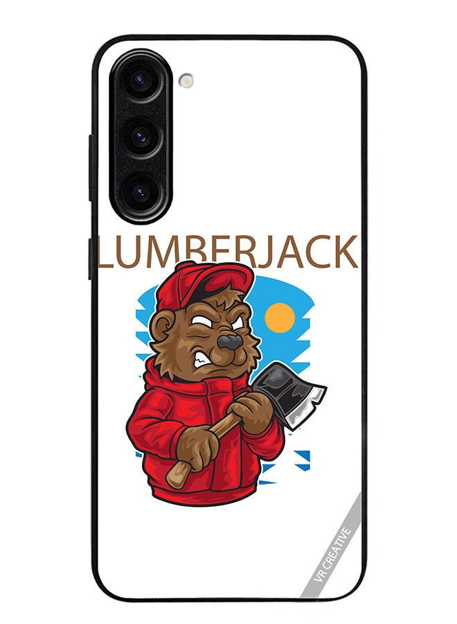 VR CREATIVE Protective Case Cover For Samsung Galaxy S23 Plus Lumber Jack Design Multicolour - Image 1