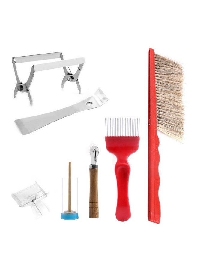 NIBEMINENT 3-Piece Hive Scraper Tool Silver  - Image 1