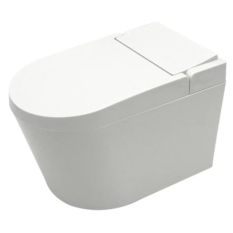 Wall Mounted Toilet Shaped Ashtray Creative Windproof Adhesive Bathroom Ashes Holder - Image 2