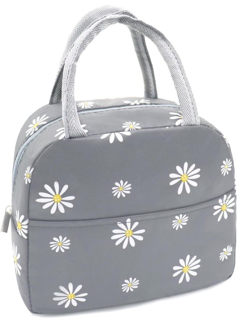 Insulated Lunch Bag Women Girls, Reusable Cute Tote Lunch Box for Adult & Men, Leakproof Cooler Lunch Bags, for Work Office Travel School Picnic - Image 1