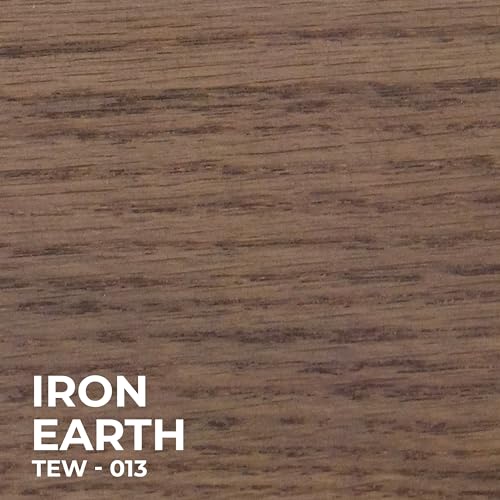 SamaN Interior Water Based Wood Stain - Natural Stain for Furniture, Moldings, Wood Paneling, Cabinets (Iron Earth TEW-013-12, 12 oz) - Image 3