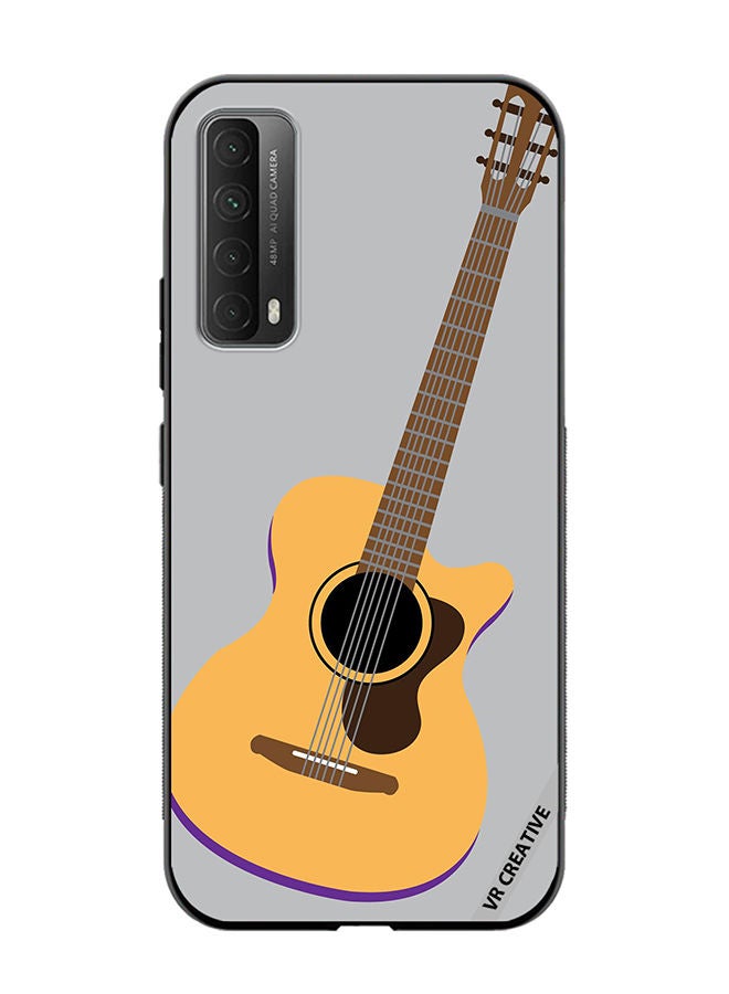 VR CREATIVE Protective Case Cover For Huawei Y7a Guitar Musical Design Multicolour  - Image 1