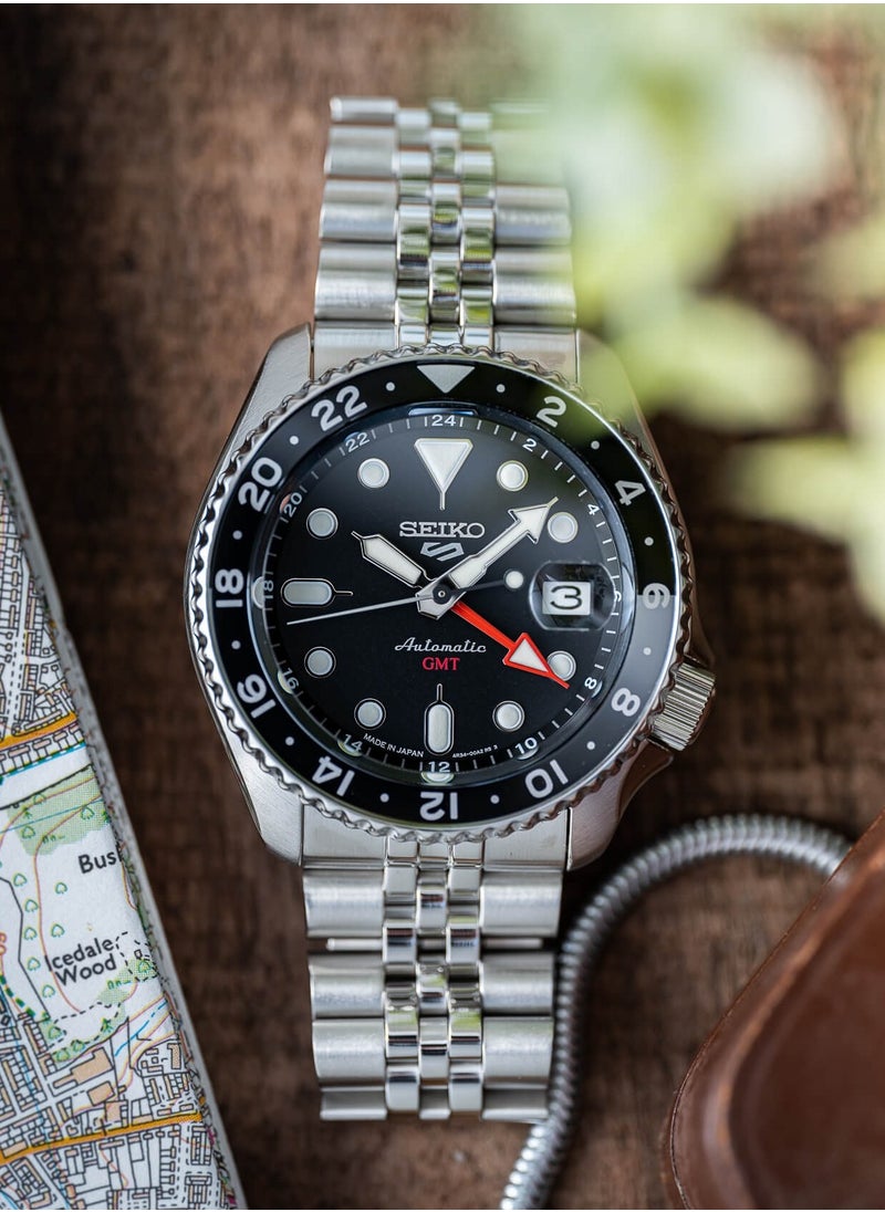 Seiko 5 Sports SSK001 GMT Automatic Black Dial 42.5mm Stainless Steel Mens' Watch  - Image 3