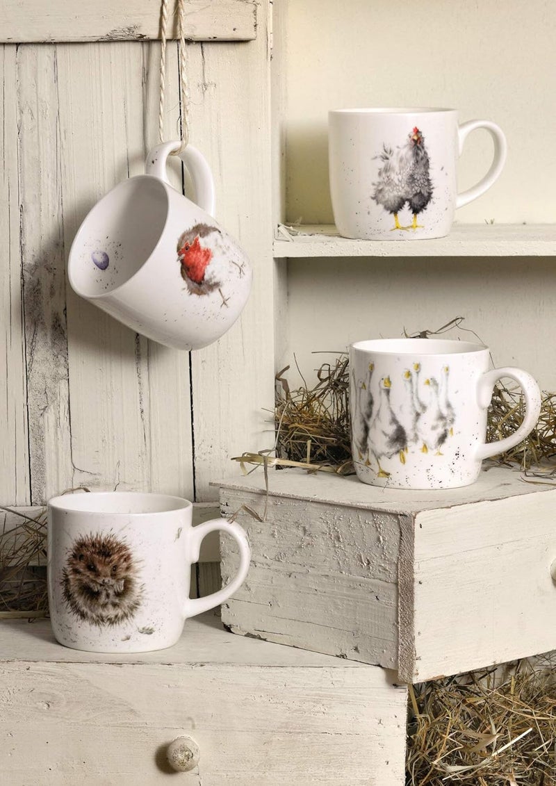 Royal Worcester Wrendale Designs Orangutangle Mug  14 Ounce Large Coffee Mug with Orangutan Design  Made from Fine Bone China  Microwave and Dishwasher Safe - Image 3