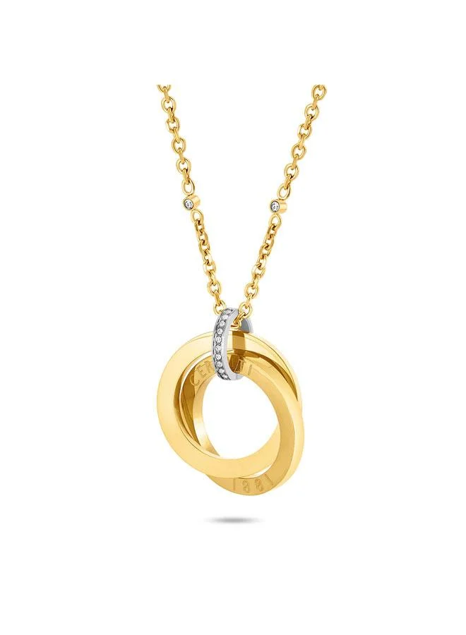 CERRUTI 1881 Beatrice Gold Plated Stainless Steel Necklace for Women 700mm