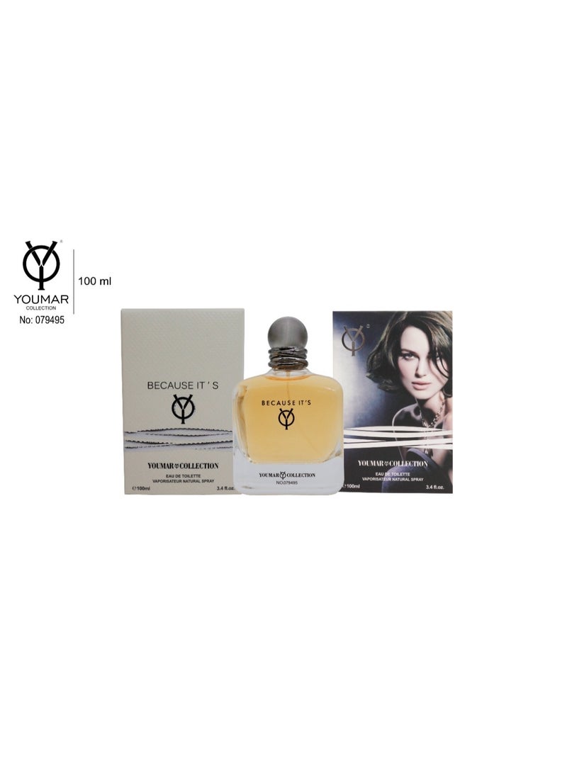 Youmar Collection 079495 Because its Women Perfume-100ml