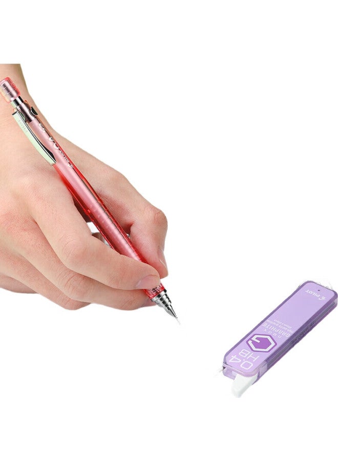 Pilot S3 Drawing Mechanical Pencil For Primary And Secondary School Students, Easy-To Outdoor Sketching Hps-30R 0.4 Transparent - Image 2