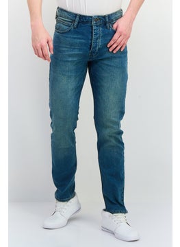 French Connection Men Slim Fit Washed Denim Jean, Blue  - Image 1