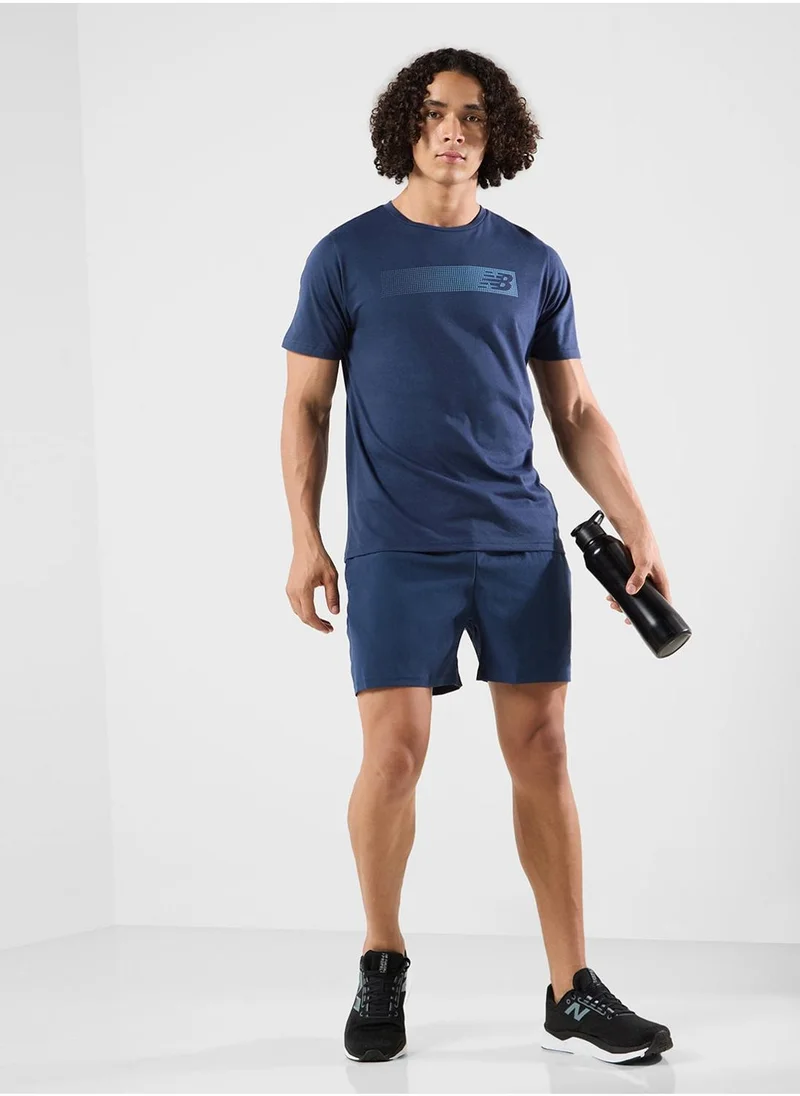 New Balance Essential Heathertech Graphic T-Shirt 3