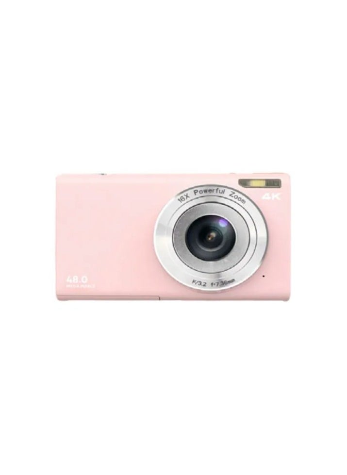PROMAGE PROMAGE PC105 Digital Camera 48MP – Pink, 1080p Video, 2.4″ LCD Screen, 16X Zoom, USB Rechargeable, with RIVA Carry Case 