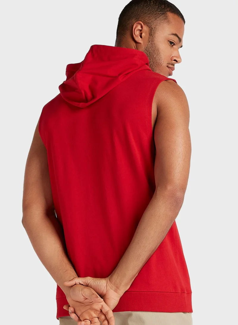 Lee Cooper Graphic Hooded Vest
