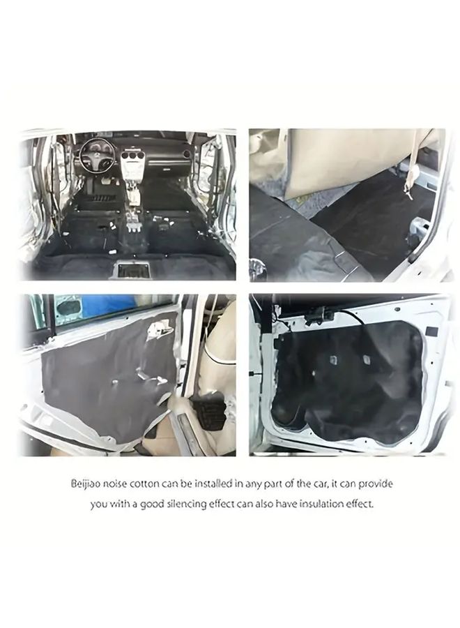 Car Hood Insulation Mat Heat Fire Sound Proof Aluminum Foil 19 69x39 37 Inch 10mm - Image 4