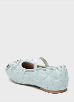 shoexpress Kids Quilted Ballerinas  - Image 3