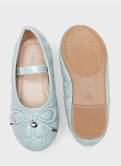 shoexpress Kids Quilted Ballerinas  - Image 5
