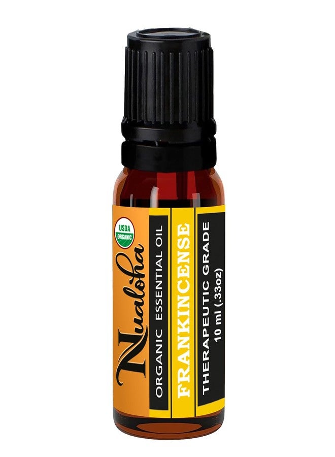 Nualoha Organic Frankincense Essential Oil -100% Pure and Natural Therapeutic Grade For Face,Hair, Skin, Body, Aromatherapy and Massage - 10 ML - Image 1