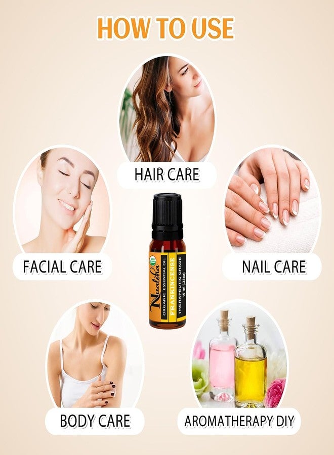 Nualoha Organic Frankincense Essential Oil -100% Pure and Natural Therapeutic Grade For Face,Hair, Skin, Body, Aromatherapy and Massage - 10 ML - Image 2