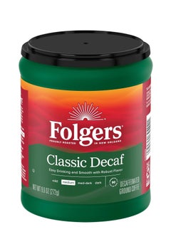 Folgers Classic Decaf Coffee Medium Roast 272 grams 