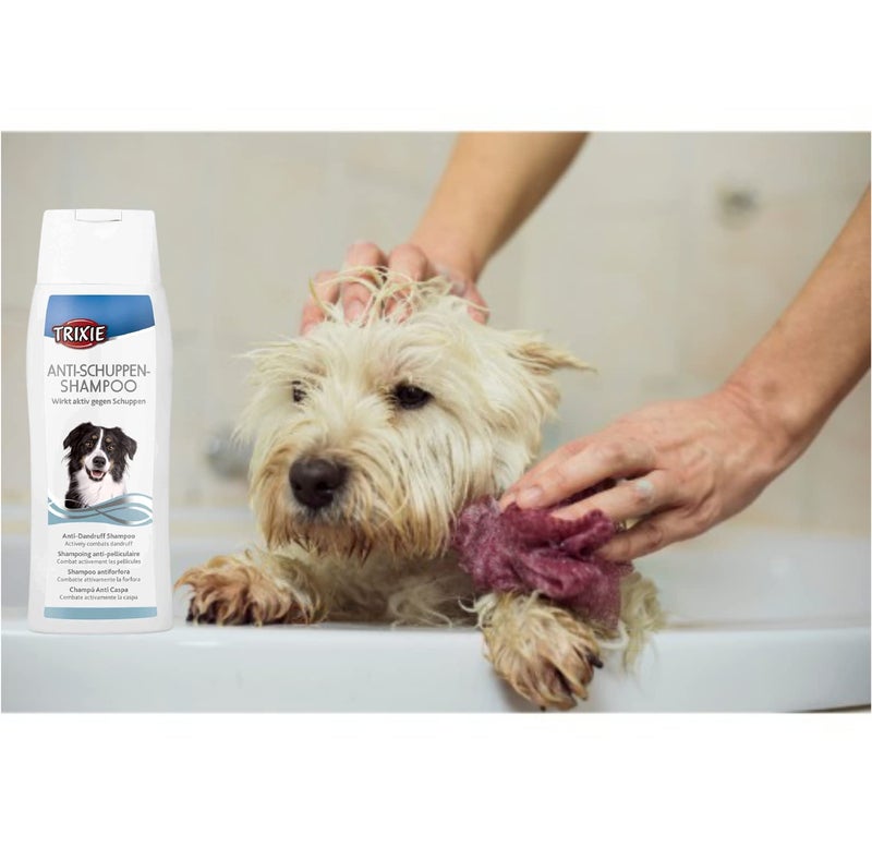 Trixie Anti-Dandruff Deep Treatment Dog Shampoo Also Replenish Coats for Pomeranian, Shihtzu, Rottweiler, 250ml - Image 3