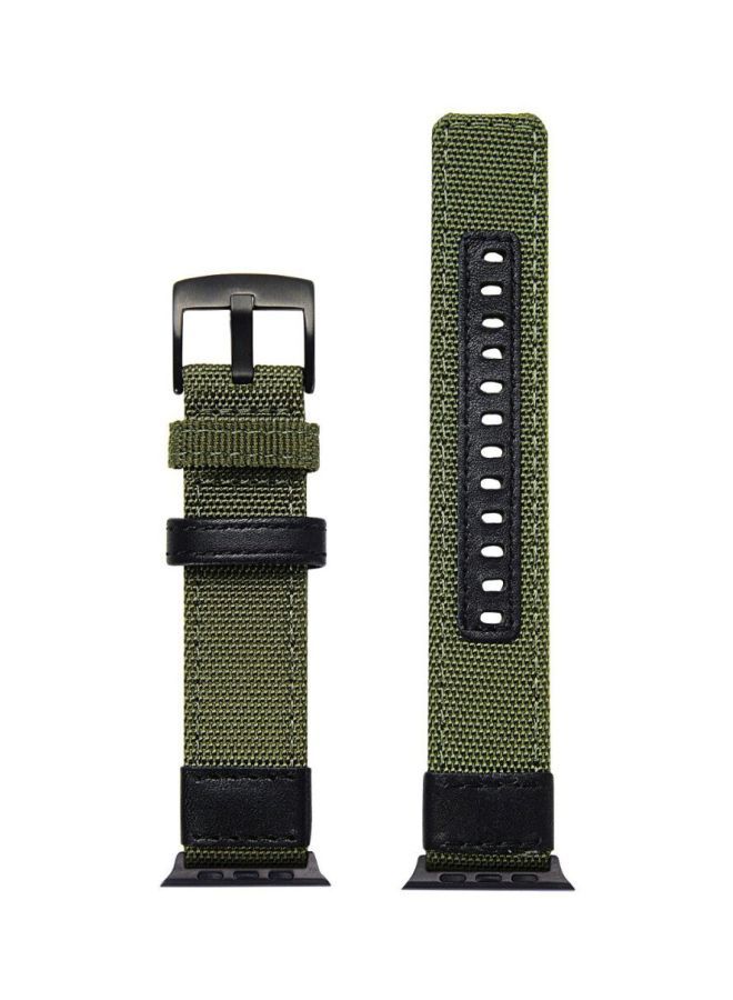 NIBEMINENT Replacement Watch Strap For Apple Series 3/2/1 42mm/44mm Green - Image 4