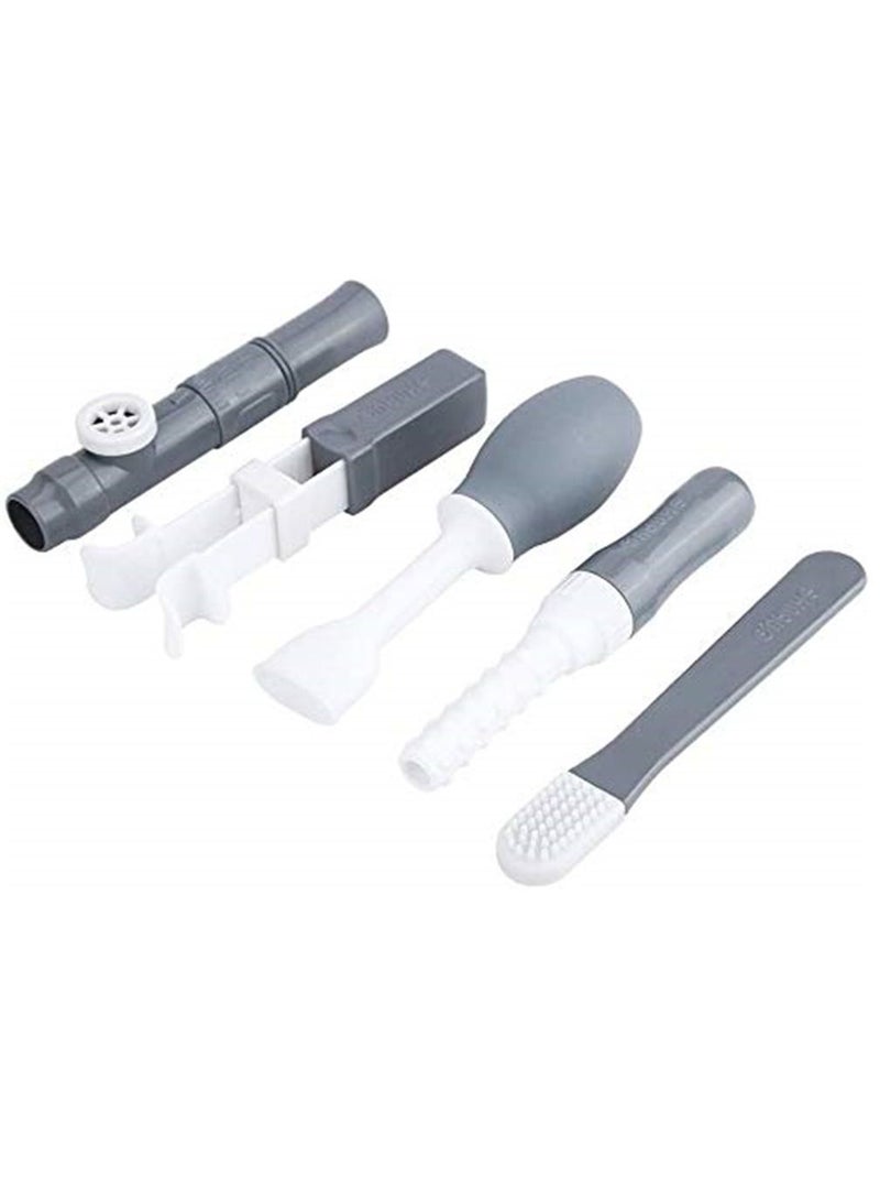 Y&D Jaw Exerciser Kit Mouth Oral Lips Muscle Training Device Recovery Tongue Trainer Puller for Dysarthria Muscle- 5 in 1 Sensory Therapy Tool Silicone Massager - Image 1