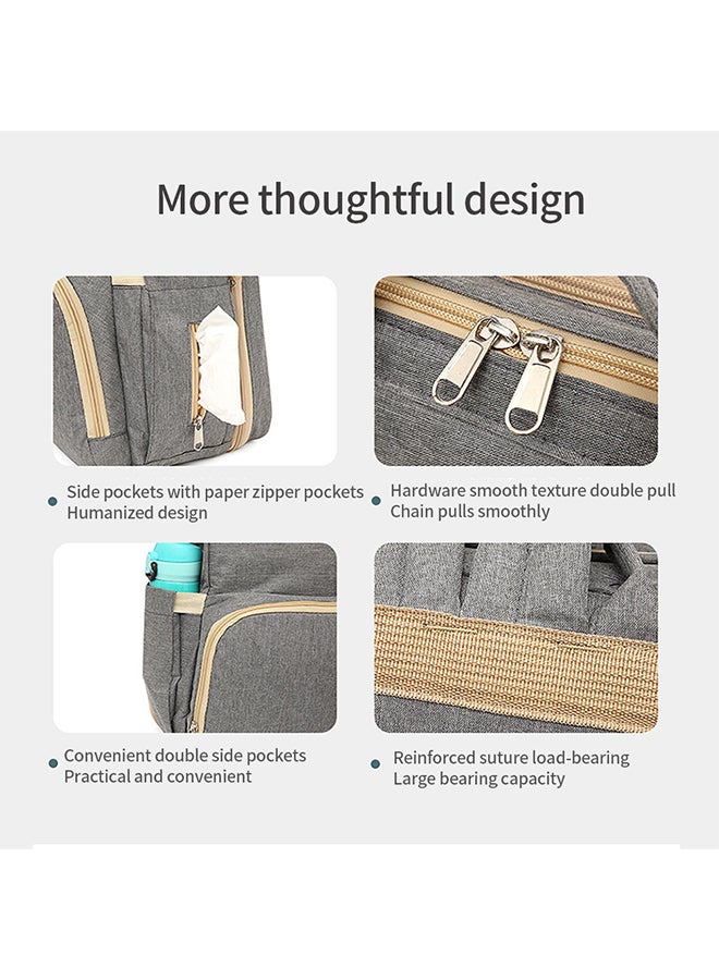 Kidle Easy To Switch Large Capacity Folding Travel Convertible Bed Backpack For Baby - Image 3