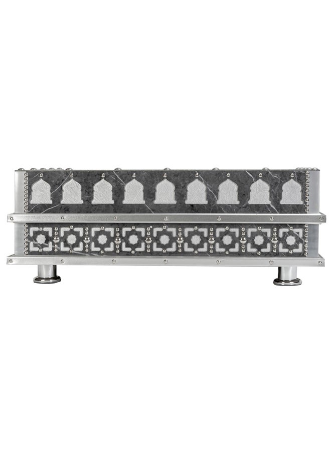 AL SANIDI Heritage wooden charcoal grill, Heating stove, Gray, Size 55*75 Cm  - Image 4