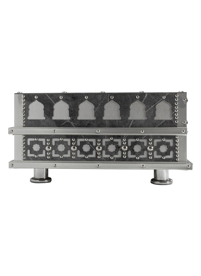 AL SANIDI Heritage wooden charcoal grill, Heating stove, Gray, Size 55*75 Cm  - Image 5