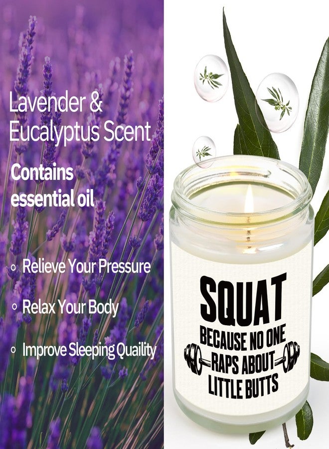 Petalsun Gym Workout Gifts for Women, Funny Motivational Gifts for Fitness Exercise Sports Crossfit Pilates Lover, Gym Rat, Birthday, Christmas- Lavender Natural Soy Wax Candle(7oz) - Image 4