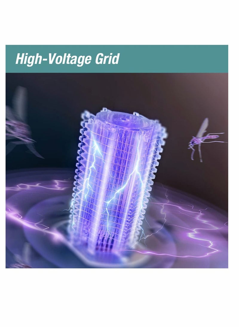 KASTWAVE Lamp Bug Zapper Rechargeable Dual Function Mosquito Zapper Lamp Bug Zapper, Dual Lighting Mode LED UV Eclectic Zapper Kills Bugs on Contact Standard Bulb Sockets - Image 4