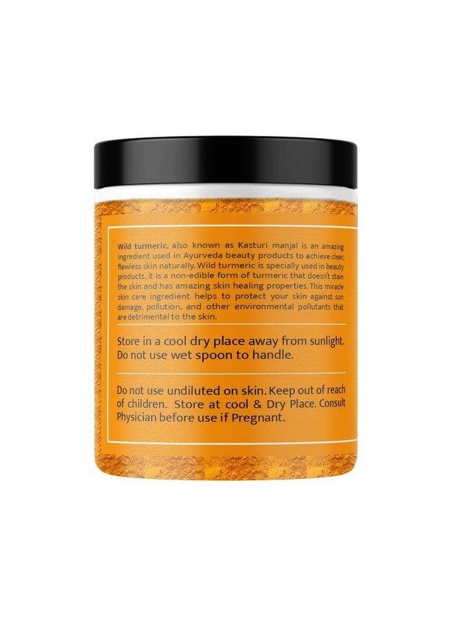OY-L OYL Natural Wild Turmeric/Kasthuri Manjal Powder For Skin Whitening, Skin Lightening, Shinier & Radiant Skin - 100g - Image 3