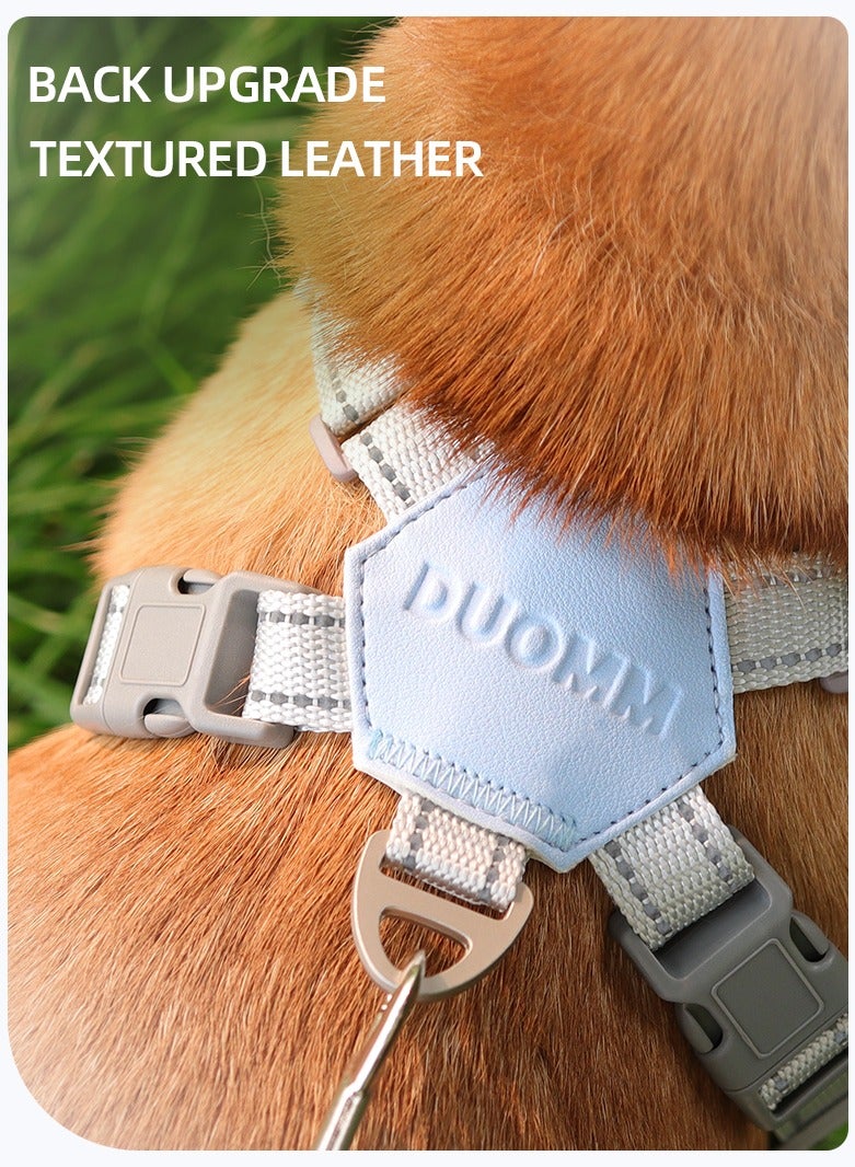 Generic Reflective Breathable Pet Harness Vest With Adjustable Leash for 6-10KG Medium Dogs Cats  - Image 3
