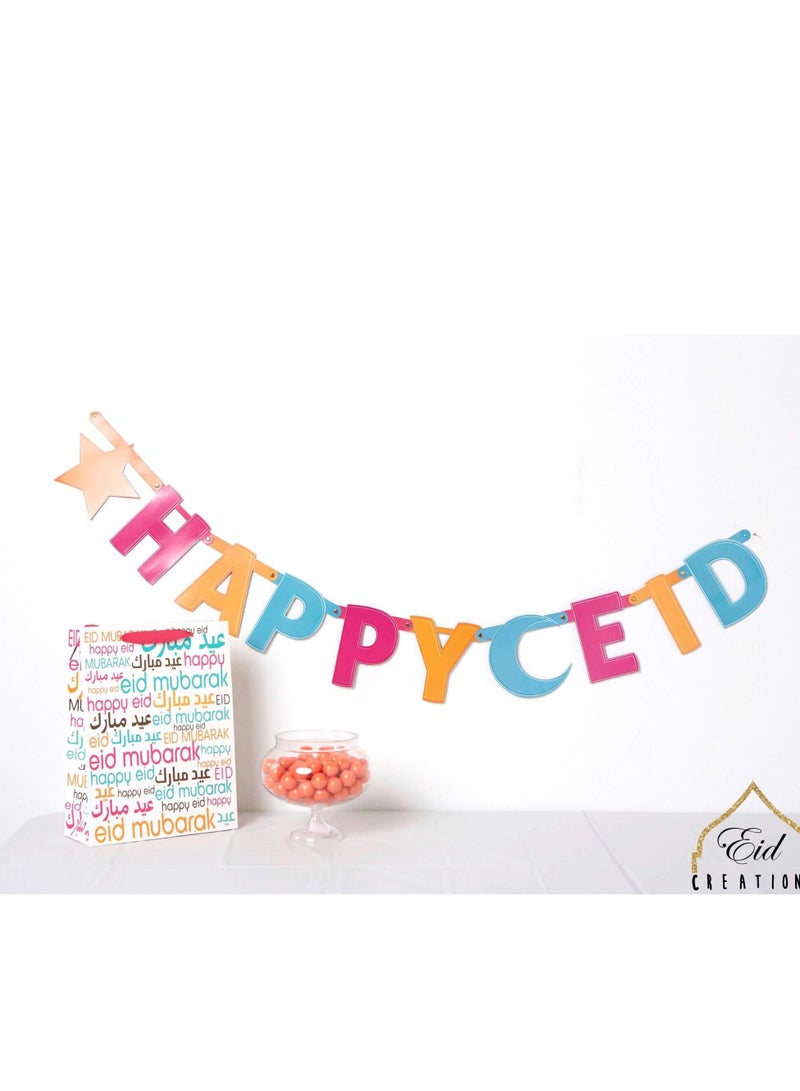 DIY Banner - Alfabets Cresent And Stars 46pc