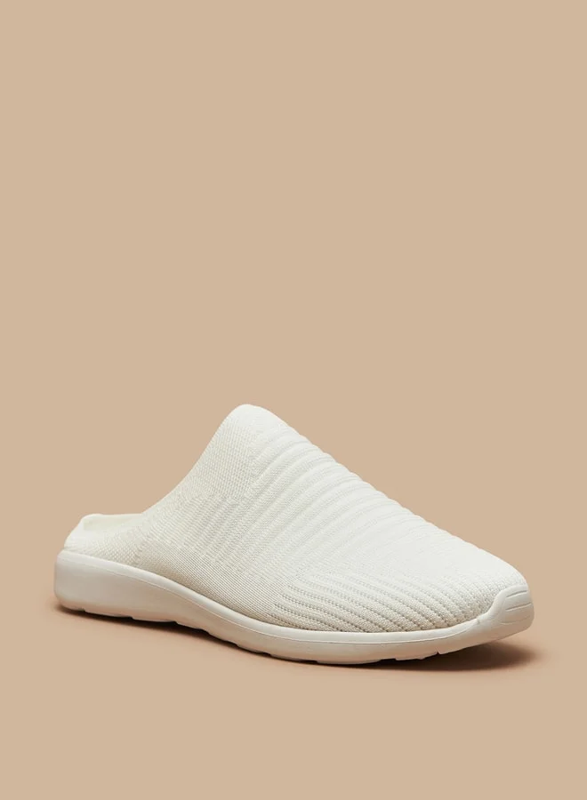 شو اكسبرس Women's Textured Slip-On Mules