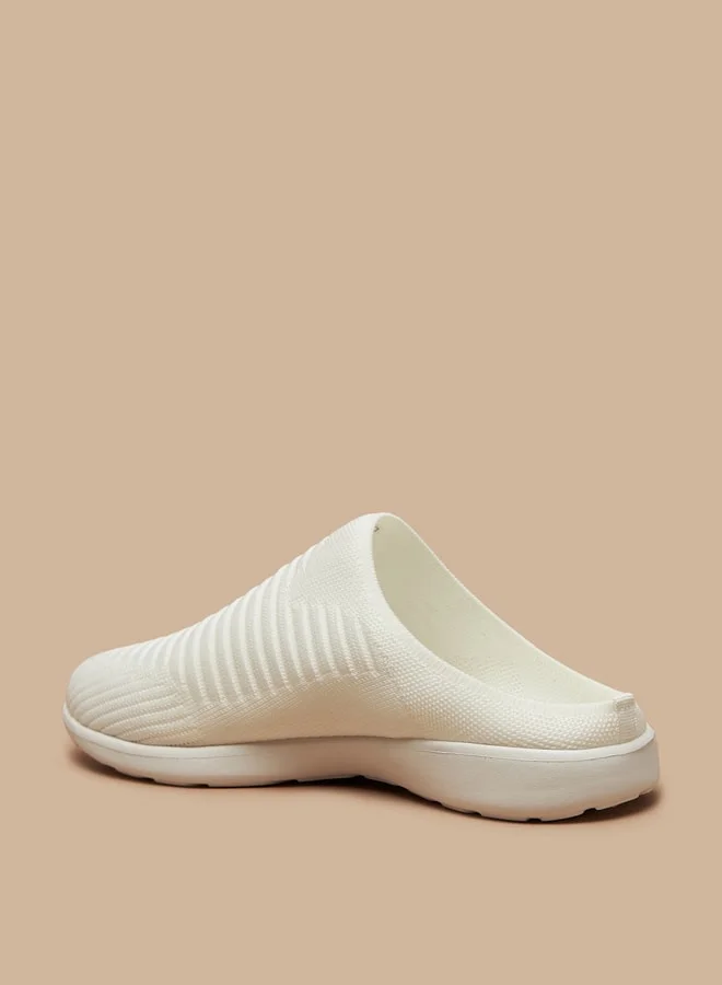 شو اكسبرس Women's Textured Slip-On Mules
