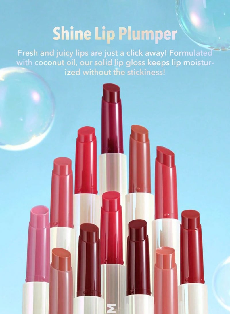 SHEGLAM POUT-PERFECT SHINE LIP PLUMPER MAHOGANY MAGIC - Image 5