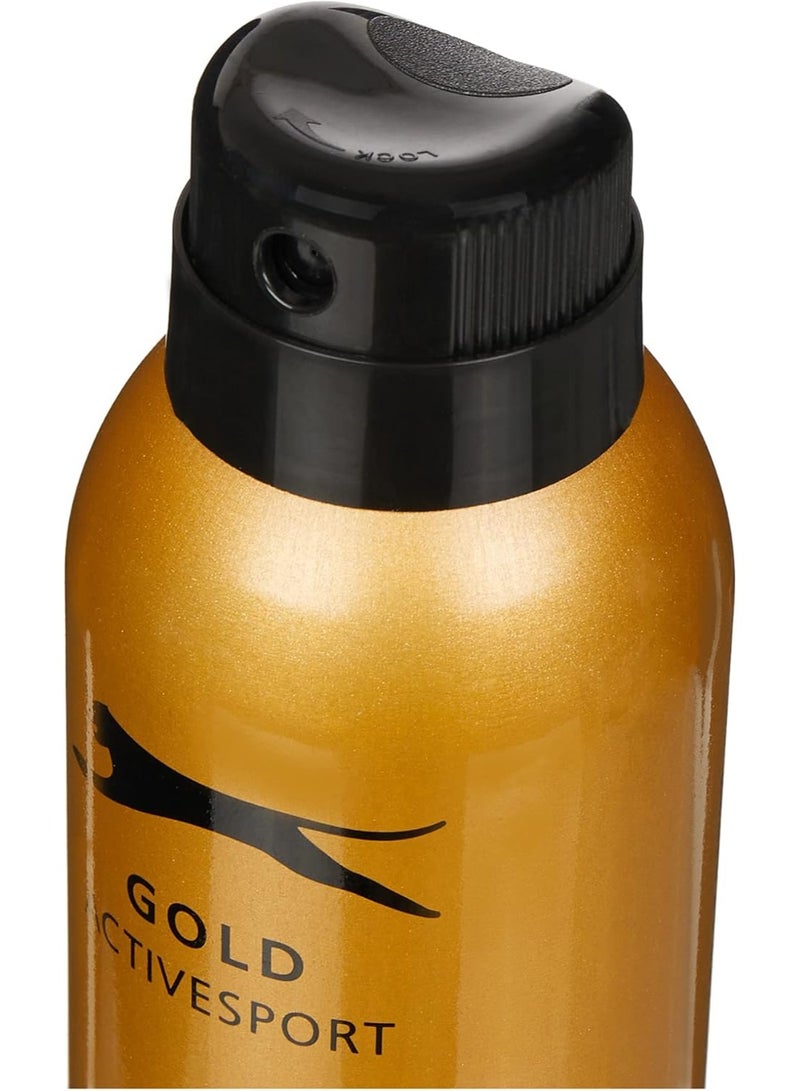 Slazenger GOLD ACTIVE SPORT Deodorant Spray For men 150 ml - Image 2