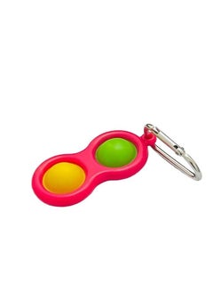 Toyland Simple Dimple Pop it Fidget Keychain Toy Assorted Color  - Image 2