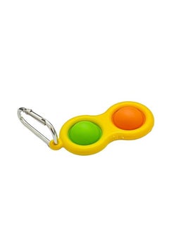 Toyland Simple Dimple Pop it Fidget Keychain Toy Assorted Color  - Image 1