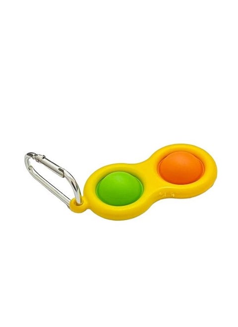Simple Dimple Pop it Fidget Keychain Toy Assorted Color