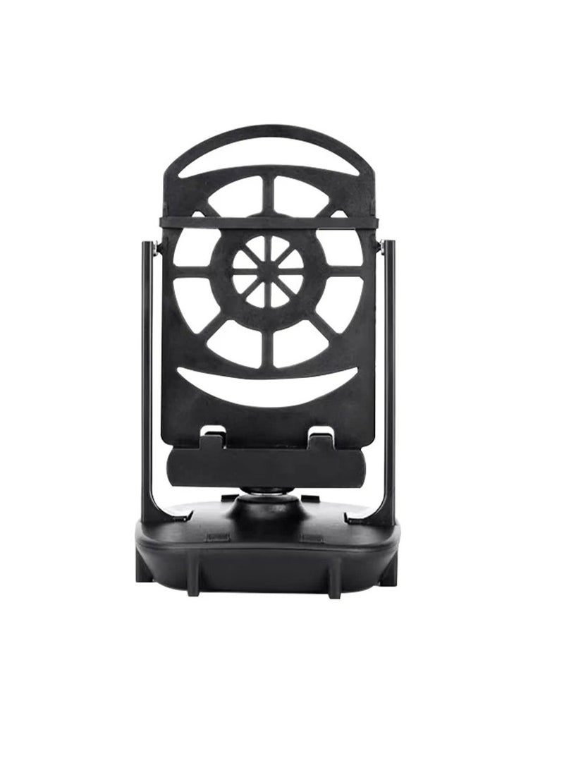 AROAQ Wiggler Phone Stand Holder, Portable Walking Swing Shaker Mobile Stand, Ultra Quiet Adjustable Phone Swing Device, Wear Resistant Pedometer Brush Stepper For Phone, (Black)  - Image 1