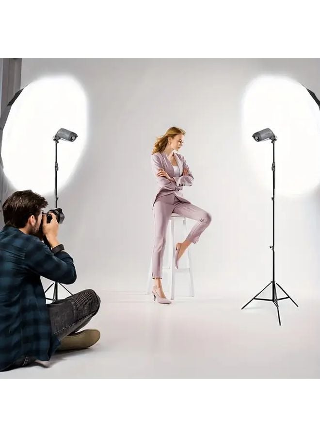 BSAVLR 42.9 Inch Umbrella Softbox Reflector Black White Durable Photography Light - Image 5