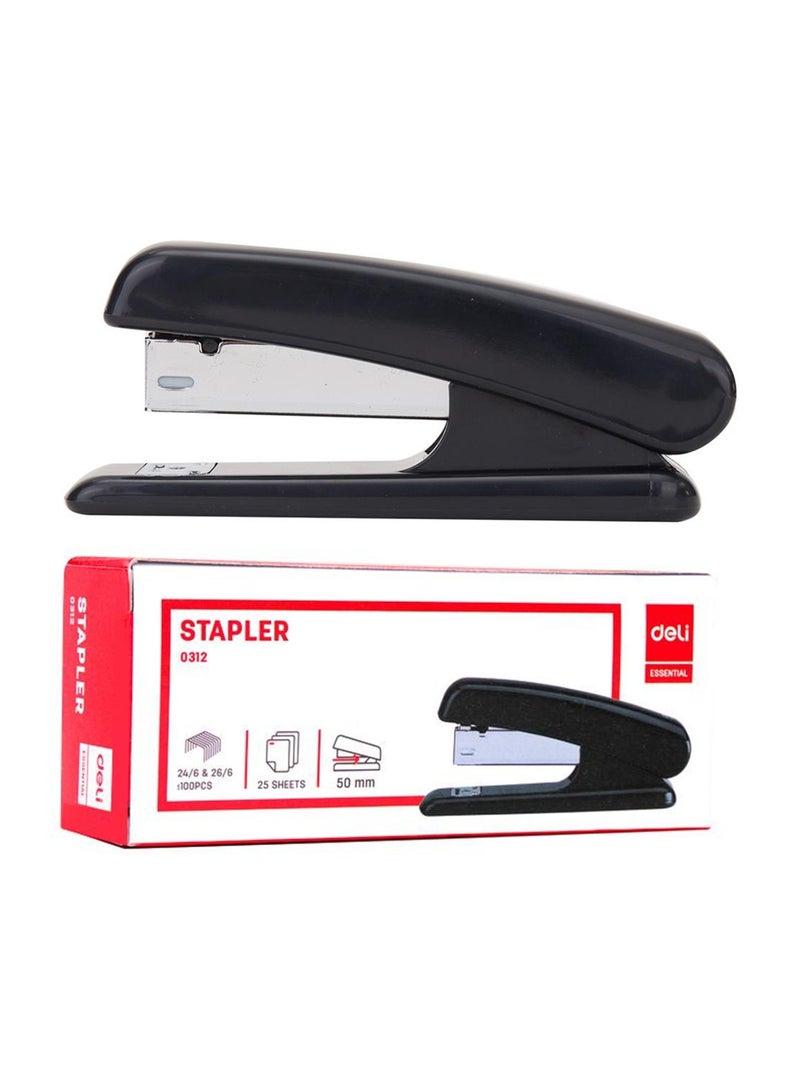 Deli دباسة مكتبية قطعة واحدة بسعة 25 ورقة بألوان متنوعة - Image 1