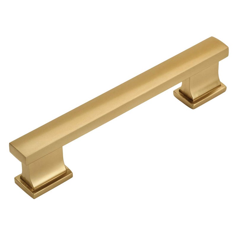 Cosmas 10 Pack 7024GC Gold Champagne Contemporary Cabinet Hardware Handle Pull 4 Inch 102mm Hole Centers