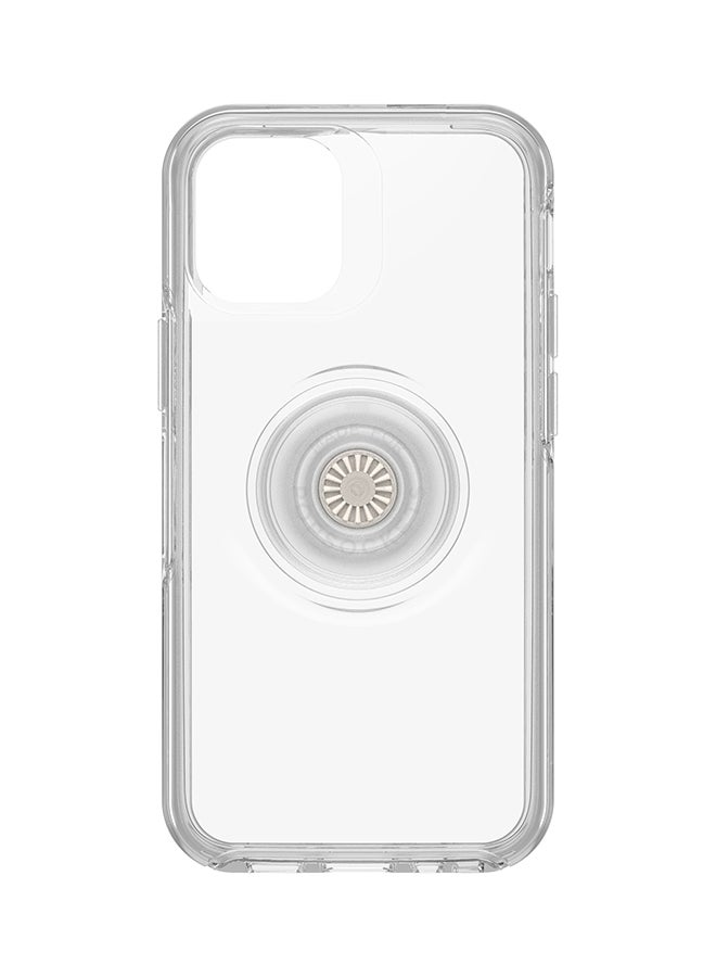 أوتربوكس غطاء حماية واق مزود بحامل هاتف بوب سوكيت لهاتف Apple iPhone 12 Mini شفاف - Image 1