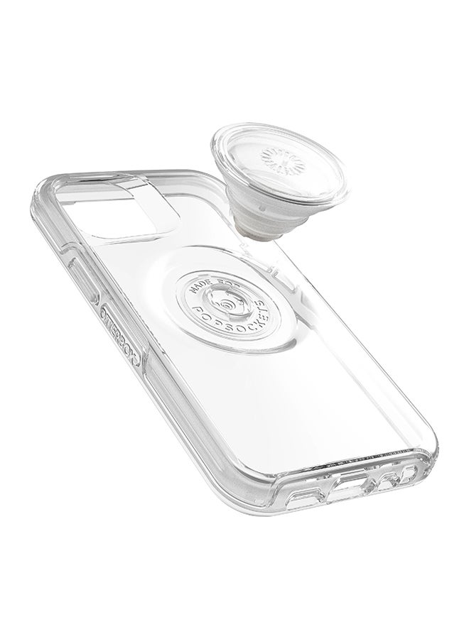 أوتربوكس غطاء حماية واق مزود بحامل هاتف بوب سوكيت لهاتف Apple iPhone 12 Mini شفاف - Image 3