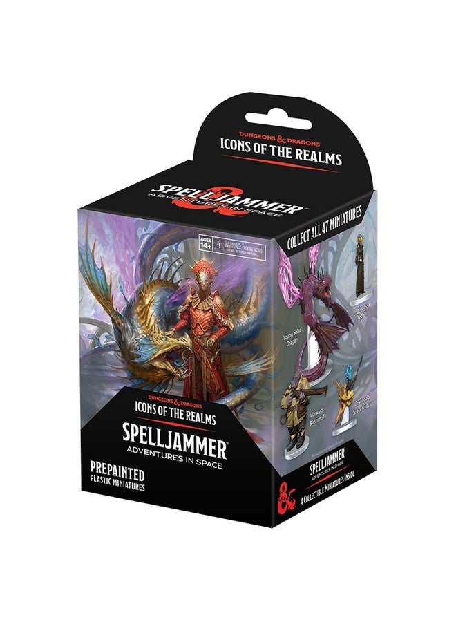 WizKids Games D&D Icons of The Realms: Spelljammer Adventures in Space - Booster (Set 24) Miniatures, Randomly Assorted, Dungeons & Dragons, Small - Image 1