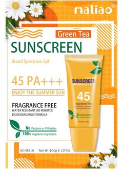 maliao Green Tea Spf 45Pa+++ Waterresistant Sunscreen  - Image 4