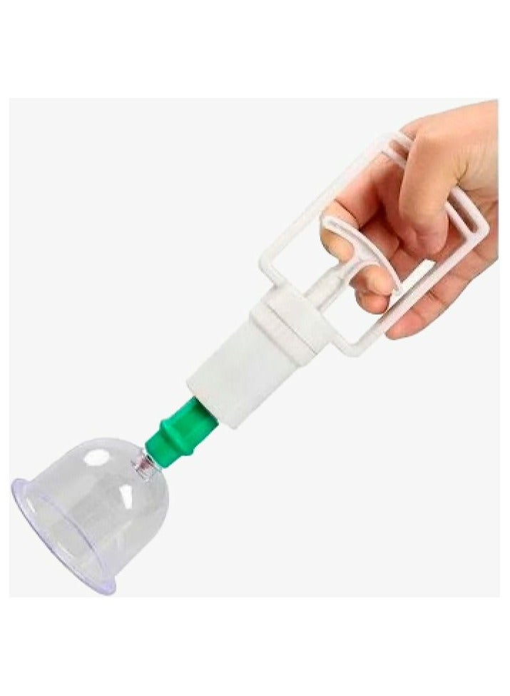 حجامة إسلامية 6 كاس بأحجام متنوعة مع مقبض شفاط - Image 1